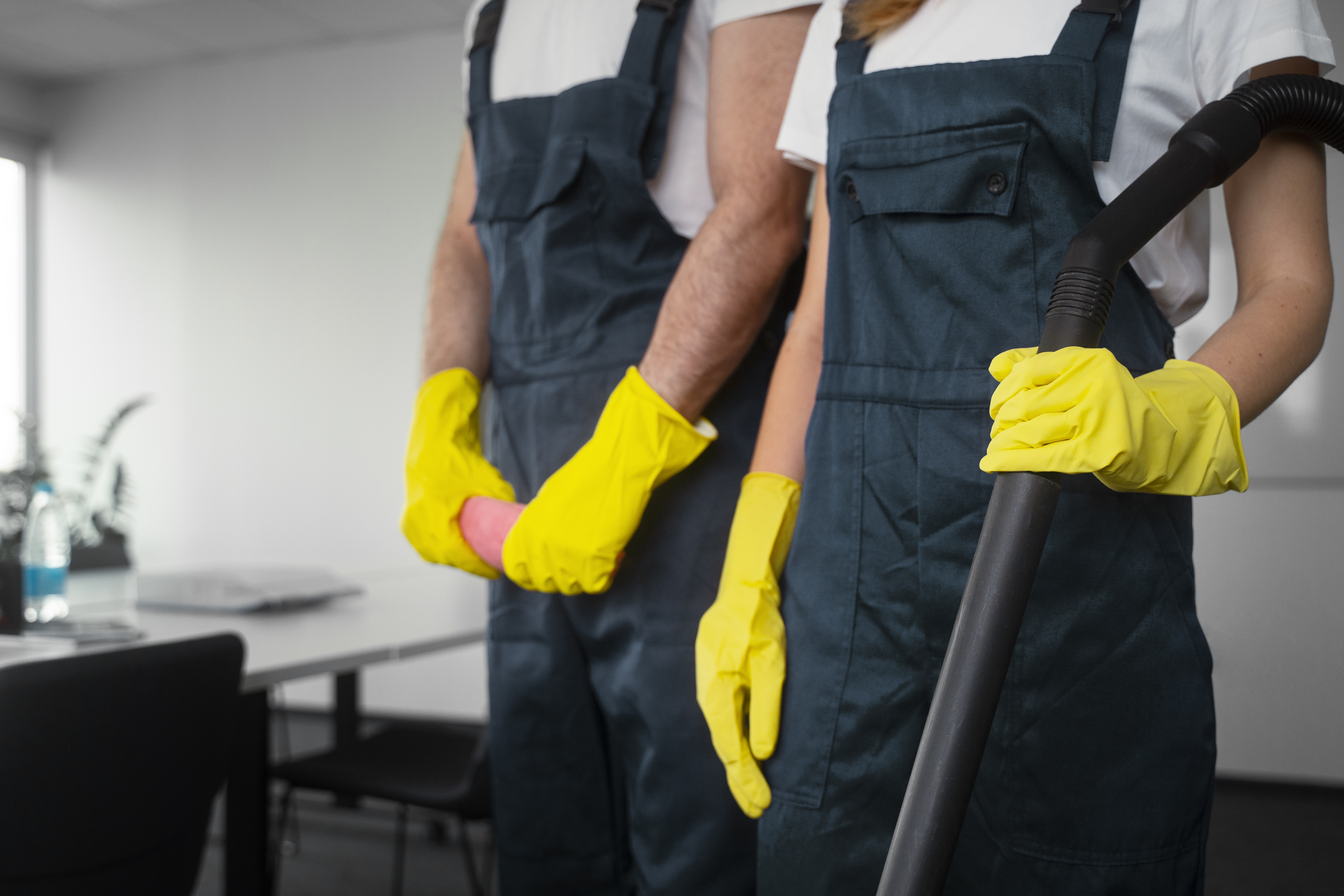 Grovonix cleaning staff
